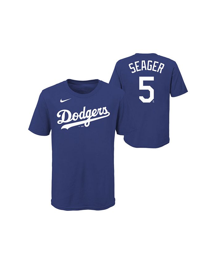 Nike Los Angeles Dodgers Big Boys and Girls Name and Number Player T-shirt  - Corey Seager - Macy's