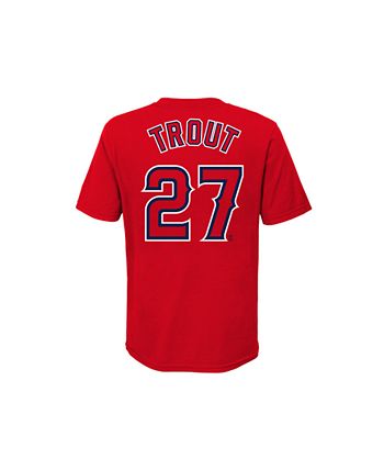 Shirts & Tops, Youth Los Angeles Angels Mike Trout Jersey Size Xl