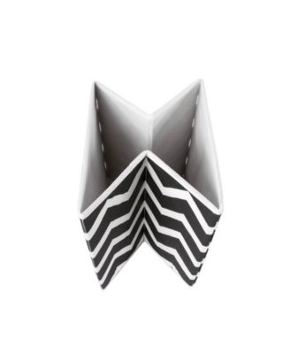 Chevron Print 2-Pc. Storage Bin