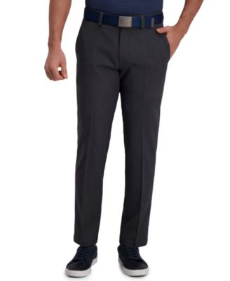 Photo 1 of Men's Haggar® Cool Right® Performance Flex Straight-Fit Flat-Front Pants