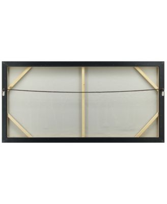 Solitary Field Textured Metallic Hand Painted Wall Art by Martin Edwards, 24" x 48" x 1.5"