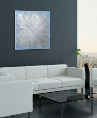 Supernova Textured Metallic Hand Painted Wall Art by Martin Edwards, 36" x 36" x 1.5"