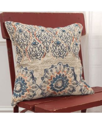 Abstract Polyester Filled Decorative Pillow, 20" x 20"