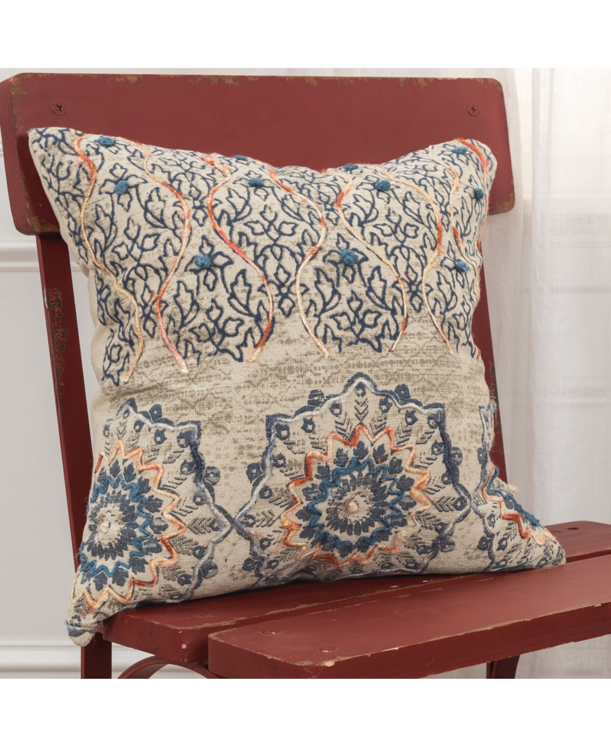 Rizzy Home Abstract Polyester Filled Pillow, x