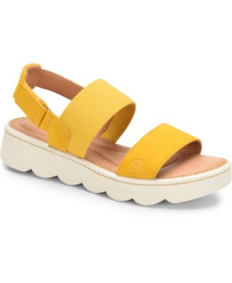 born yellow sandals