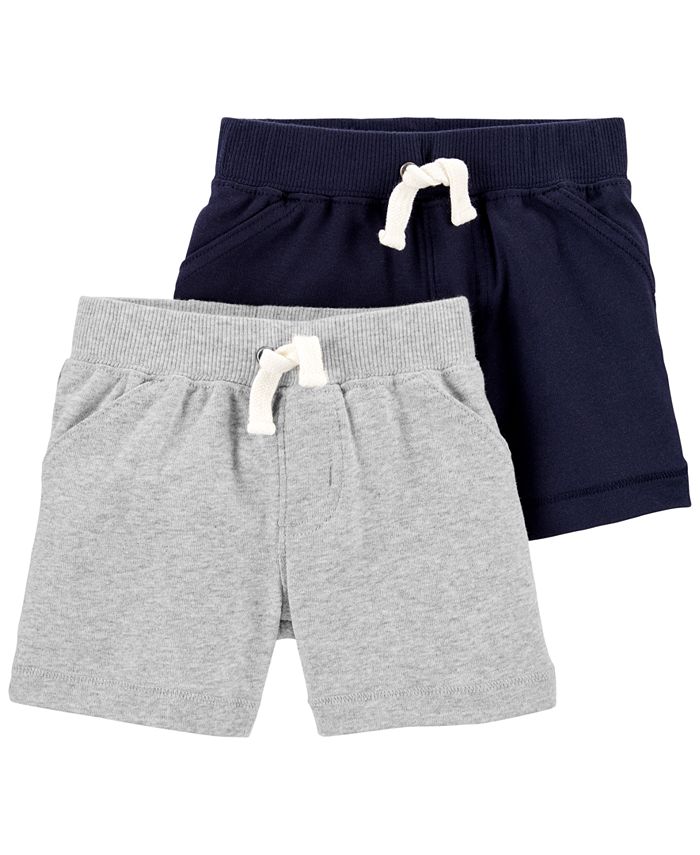 Carter's Baby Boys 2Pk. Cotton PullOn Shorts Macy's