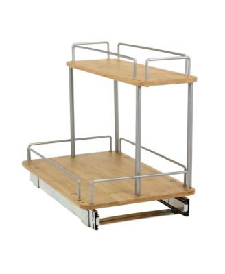 Household Essentials - Glidez 2-Tier 11.5" Sliding Cabinet Organizer