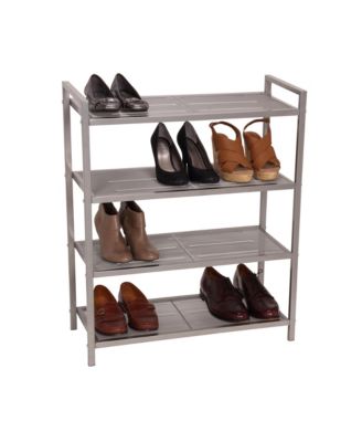 4-Tier Mesh Shoe Rack