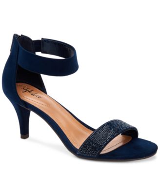 blue heels macys
