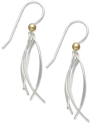 Jody Coyote - Sterling Silver Earrings, Stick Drop Earrings