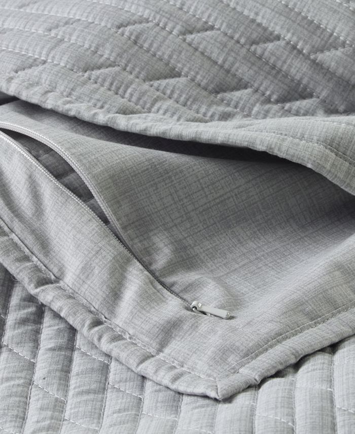 Hotel Collection Bedford Geo Coverlet, King, Created for Macy's