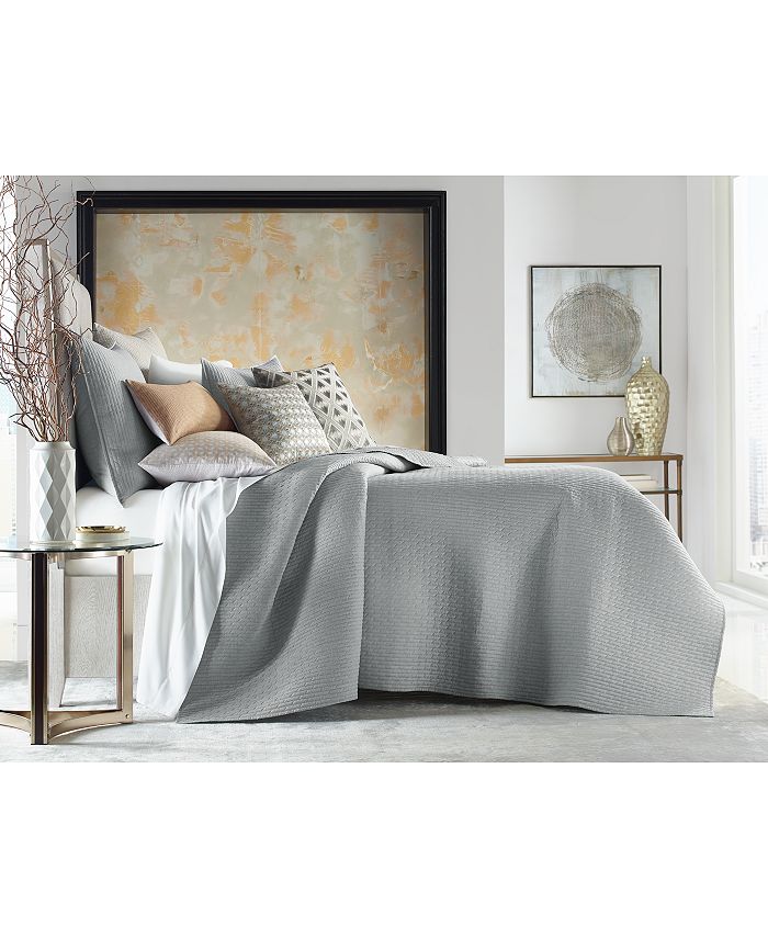 Hotel Collection Bedford Geo Coverlet, King, Created for Macy's