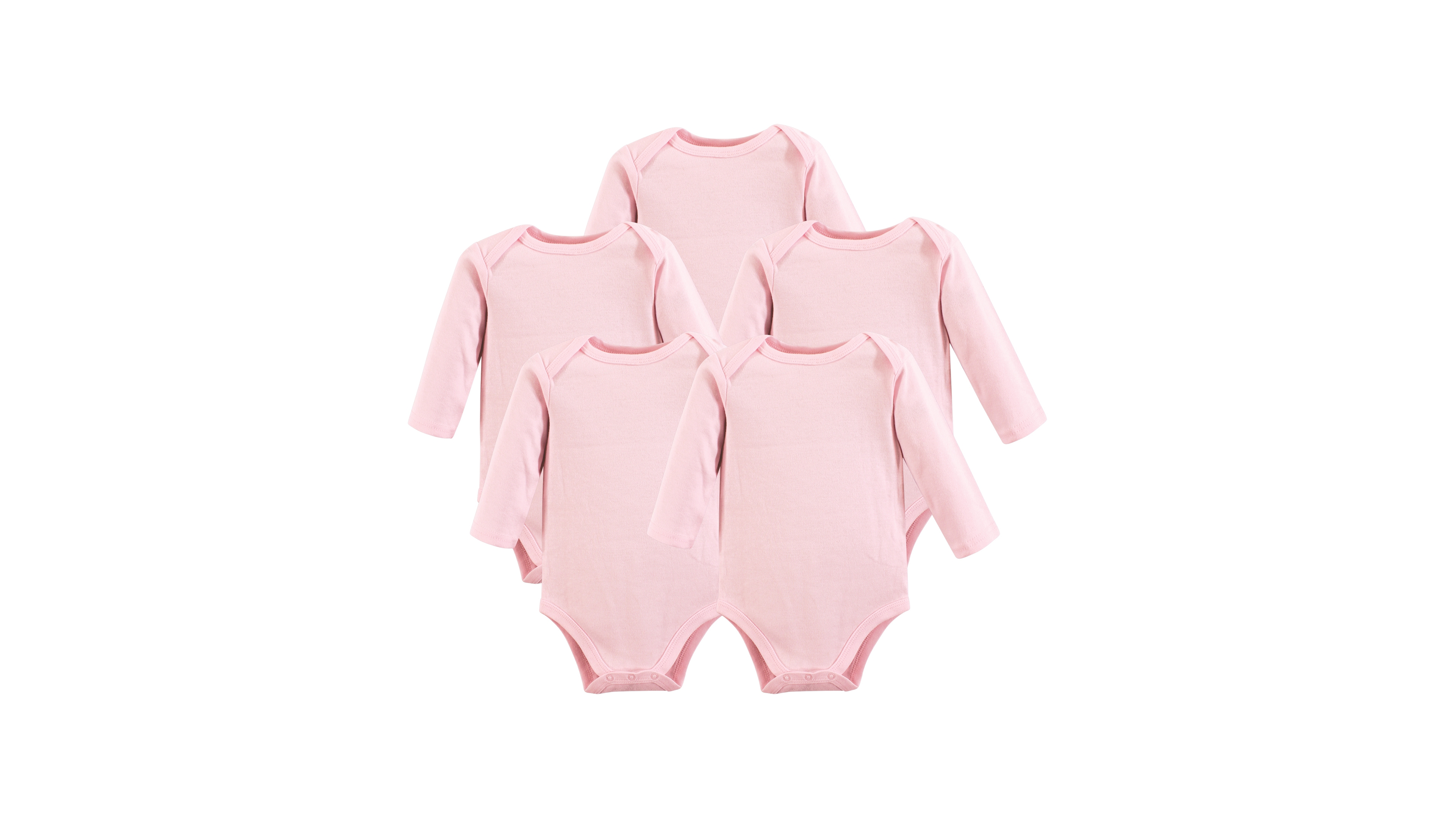 Luvable Friends Baby Girls All-Day Classic Cotton Bodysuit