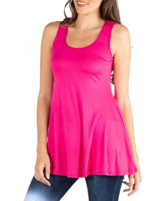 Women's Scoop Neck Sleeveless Tunic Top