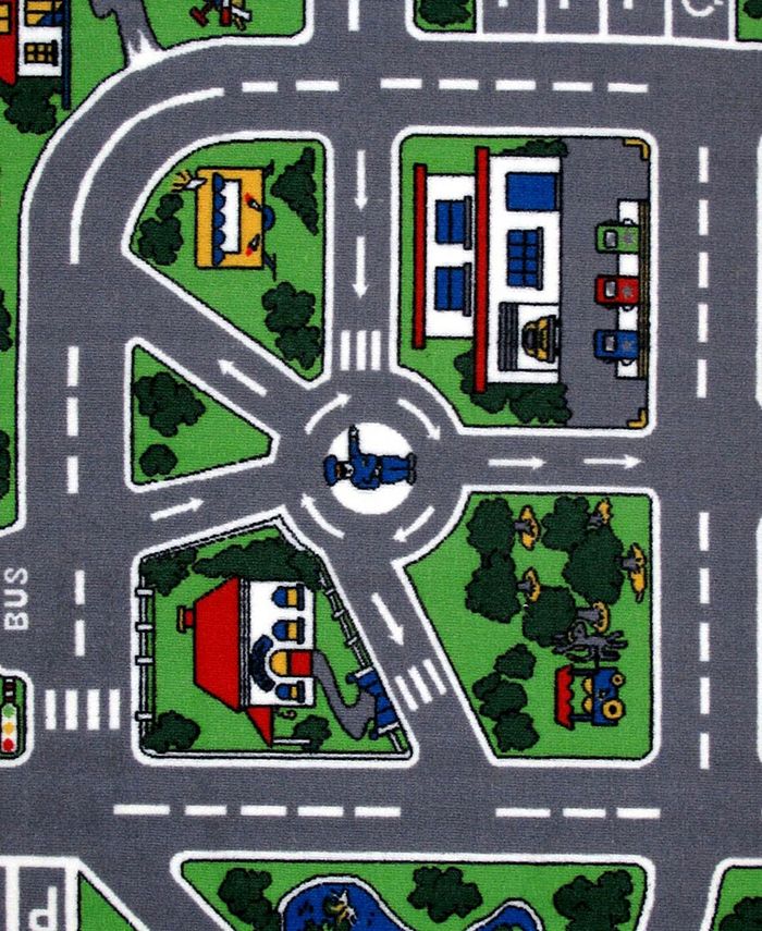 Fun Rugs Fun Time Streets 19" x 29" Area Rug Macy's