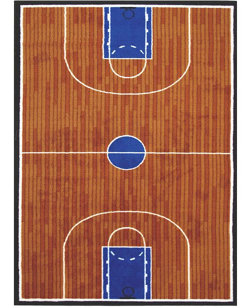 Fun Rugs Fun Time Basketball Court 19 X 29 Area Rug Reviews