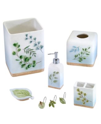 Ombre Leaves Botanical Resin Toothbrush Holder