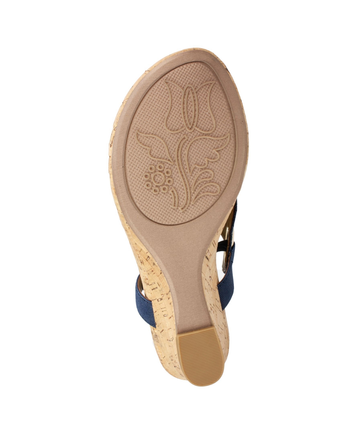 White Mountain Women's Aida Thong Wedge Sandals - Glitter