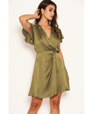 Pleated Wrap Dress on Sale, 50% OFF | www.pegasusaerogroup.com
