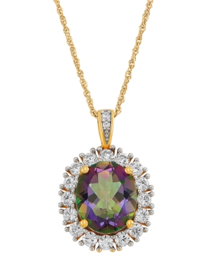 image of Mystic Topaz (5-5/8 ct. t.w.) & Cubic Zirconia 18