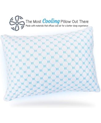 Heat and Moisture Reducing Ice Silk and Gel Infused Memory Foam Pillows