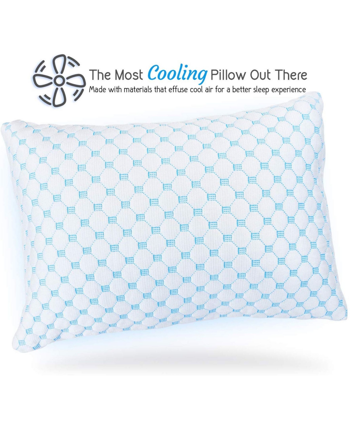 Nestl Heat and Moisture Reducing Ice Silk and Gel Infused Memory Foam Pillow