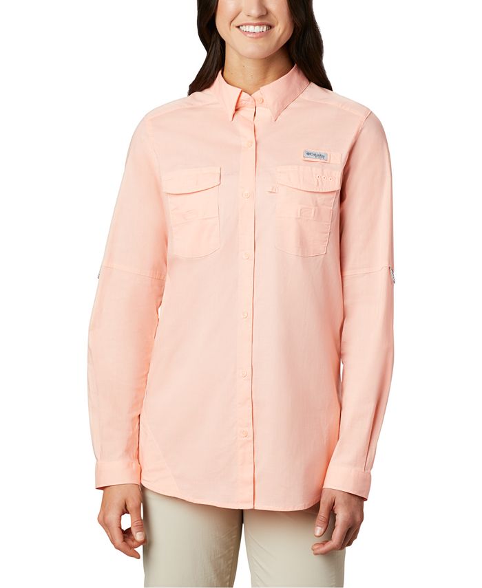 Columbia Women's PFG Bonehead Stretch Shorts - Fossil Color, 6" Inseam, Cotton Blend