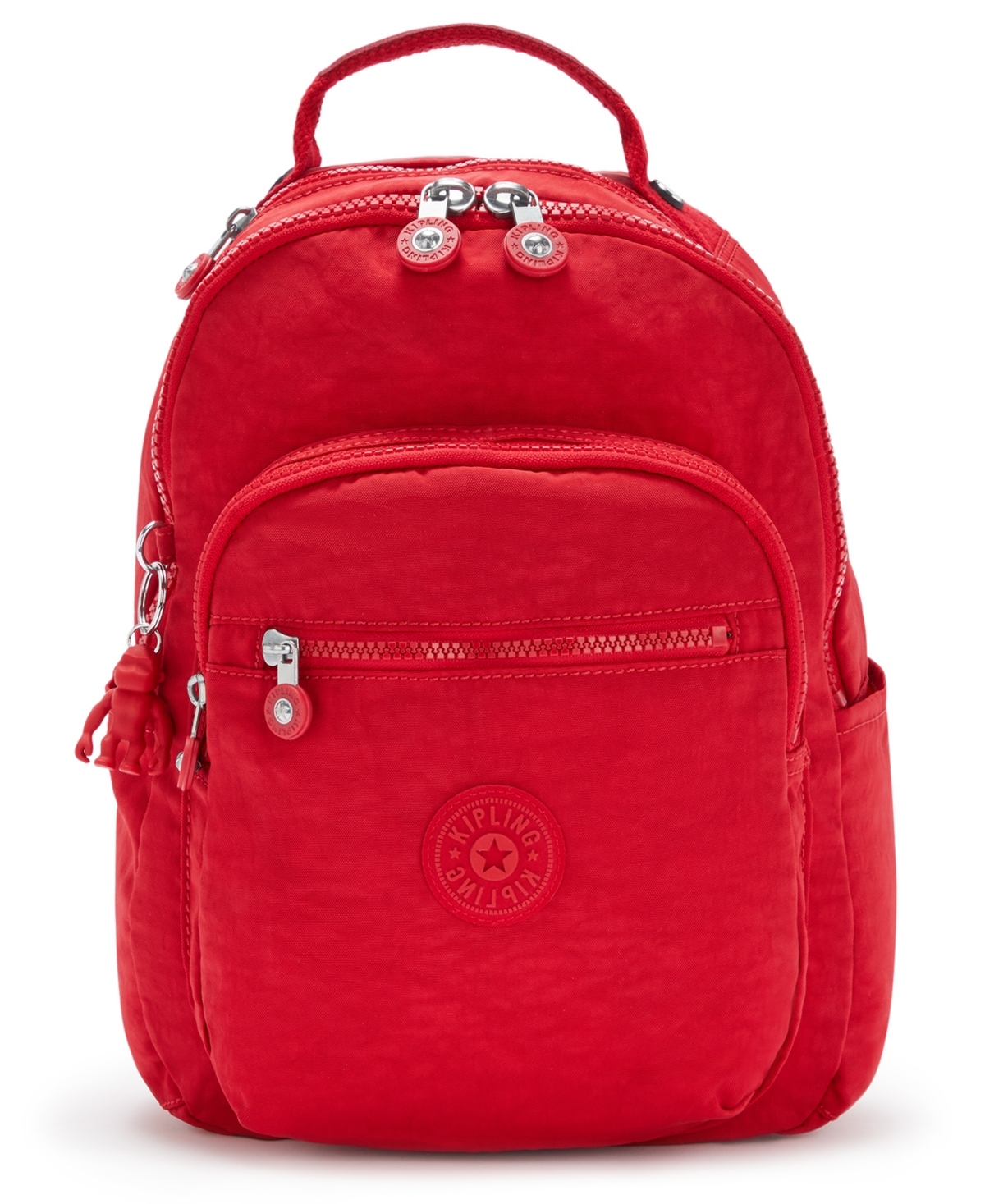 Kipling Seoul Small Backpack In Red Rouge
