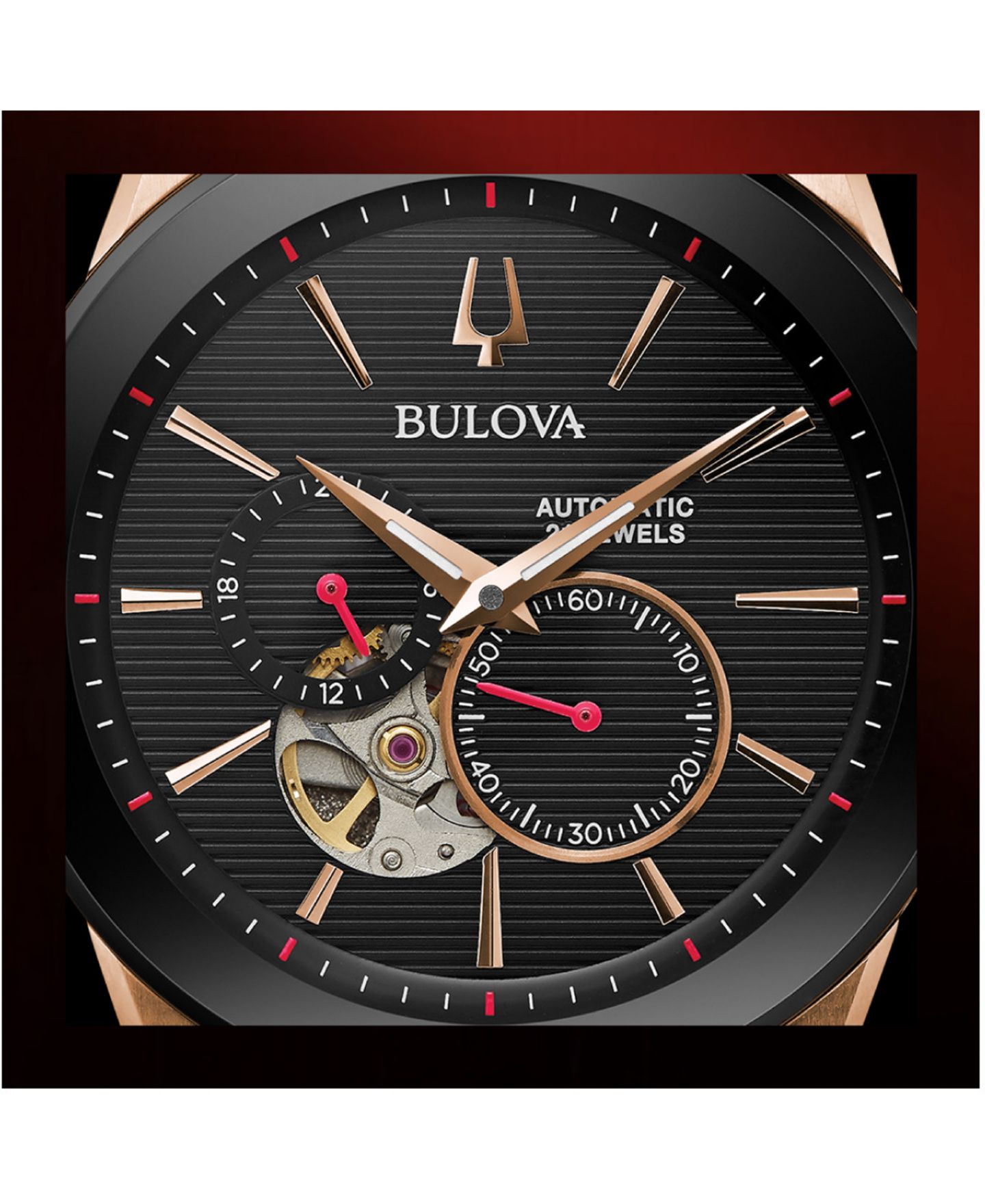 Мужские часы Bulova Automatic Grammy Two-Tone Stainless Steel Bracelet Watch 41mm — фото 5