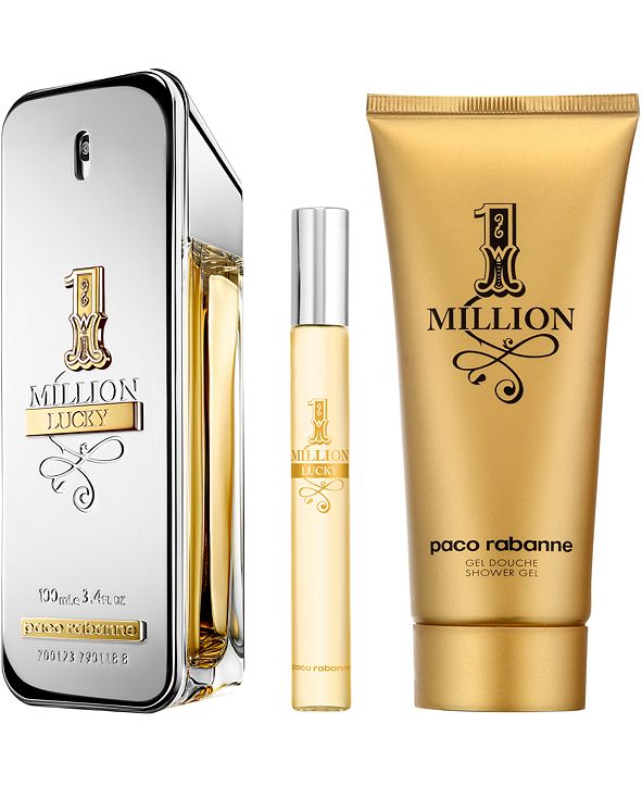 Paco Rabanne Men's 3Pc. 1 Million Lucky Eau de Toilette Gift Set