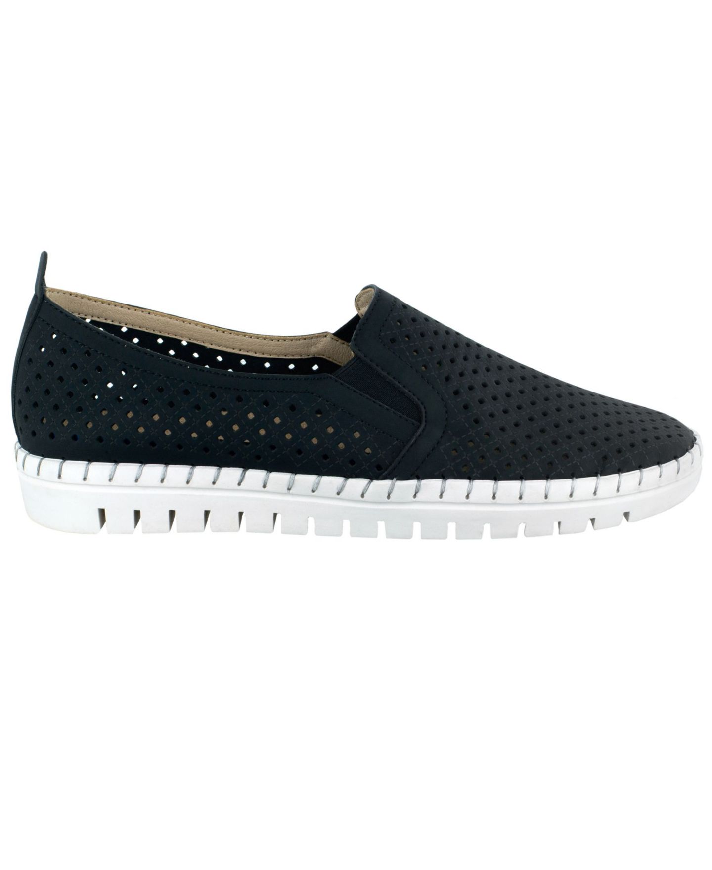 Женские кроссовки Easy Street Fresh Slip On, цвет: Чёрный — фото 2