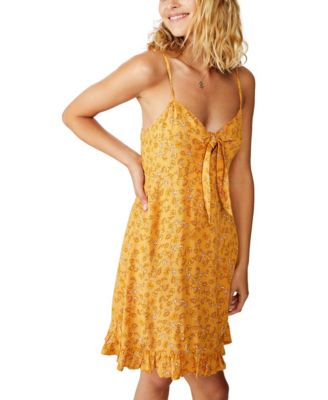 cotton on yellow dress