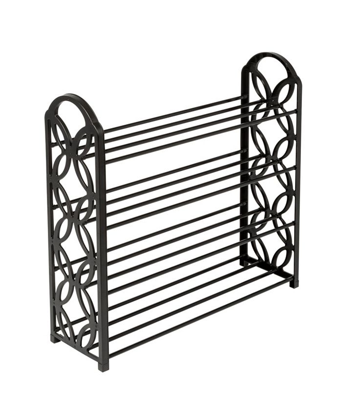 Honey Can Do 4Shelf Black Lightweight Shoe Rack Macy's