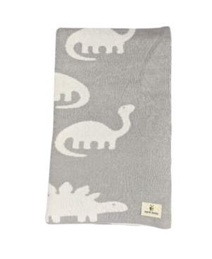 Earth Baby Outfitters Baby Boys and Girls Rayon from Bamboo Knit Dinosaur Blanket