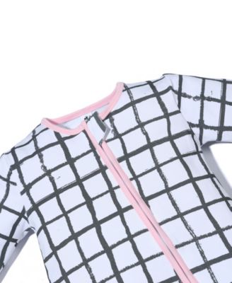 Baby Girls 2 Way Zippy Grid Coverall