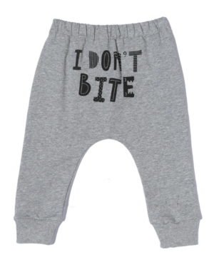 Earth Baby Outfitters Baby Boys and Girls Organic Cotton I Don't Bite Jogger