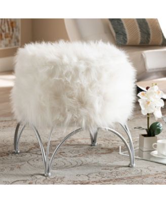 Celia Modern and Contemporary Upholstered Ottoman