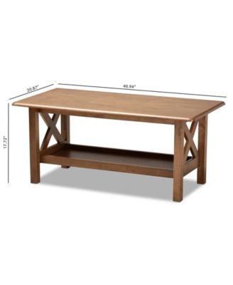 Reese Modern Rectangular Coffee Table