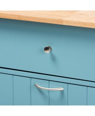 Liona Modern and Contemporary Kitchen Storage Cart