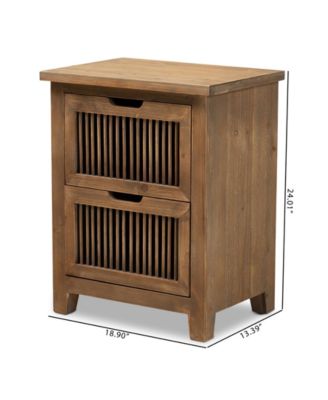 Clement Traditional Nightstand - 2 Drawer