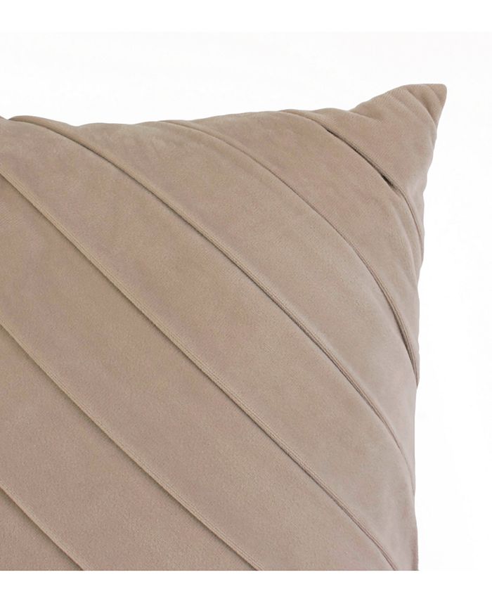James pleated velvet pillow cheap