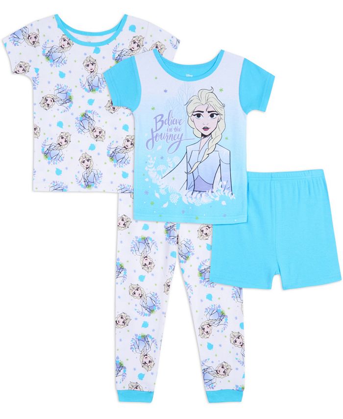 Frozen Elsa Toddler Girls 4pc Pajama Set Macy's