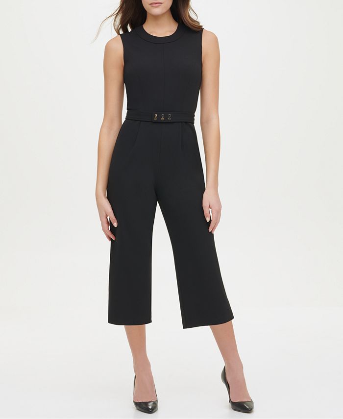 Tommy hilfiger cropped jumpsuit best sale