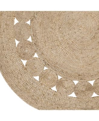 CLOSEOUT! Sundaze SDZ-1008 Wheat 8' x 8' Round Area Rug