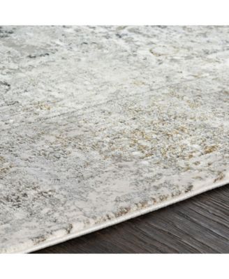 Solar SOR-2305 Charcoal 2' x 3' Area Rug