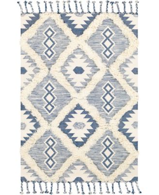 Apache APA-2304 Navy 6' x 9' Area Rug