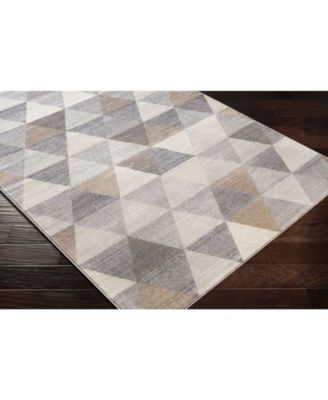 Roma ROM-2303 Gray Area Rug