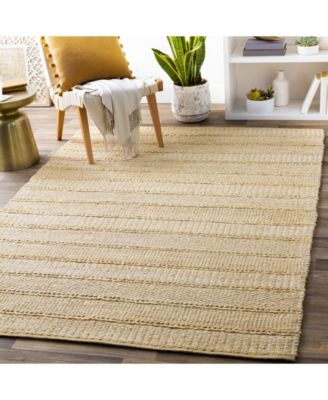 Aria IAA-1001 White 5' x 8' Area Rug