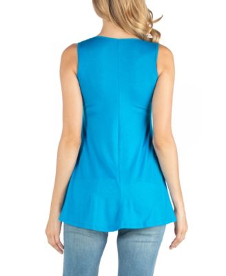 Scoop Neck Sleeveless Maternity Tank Top