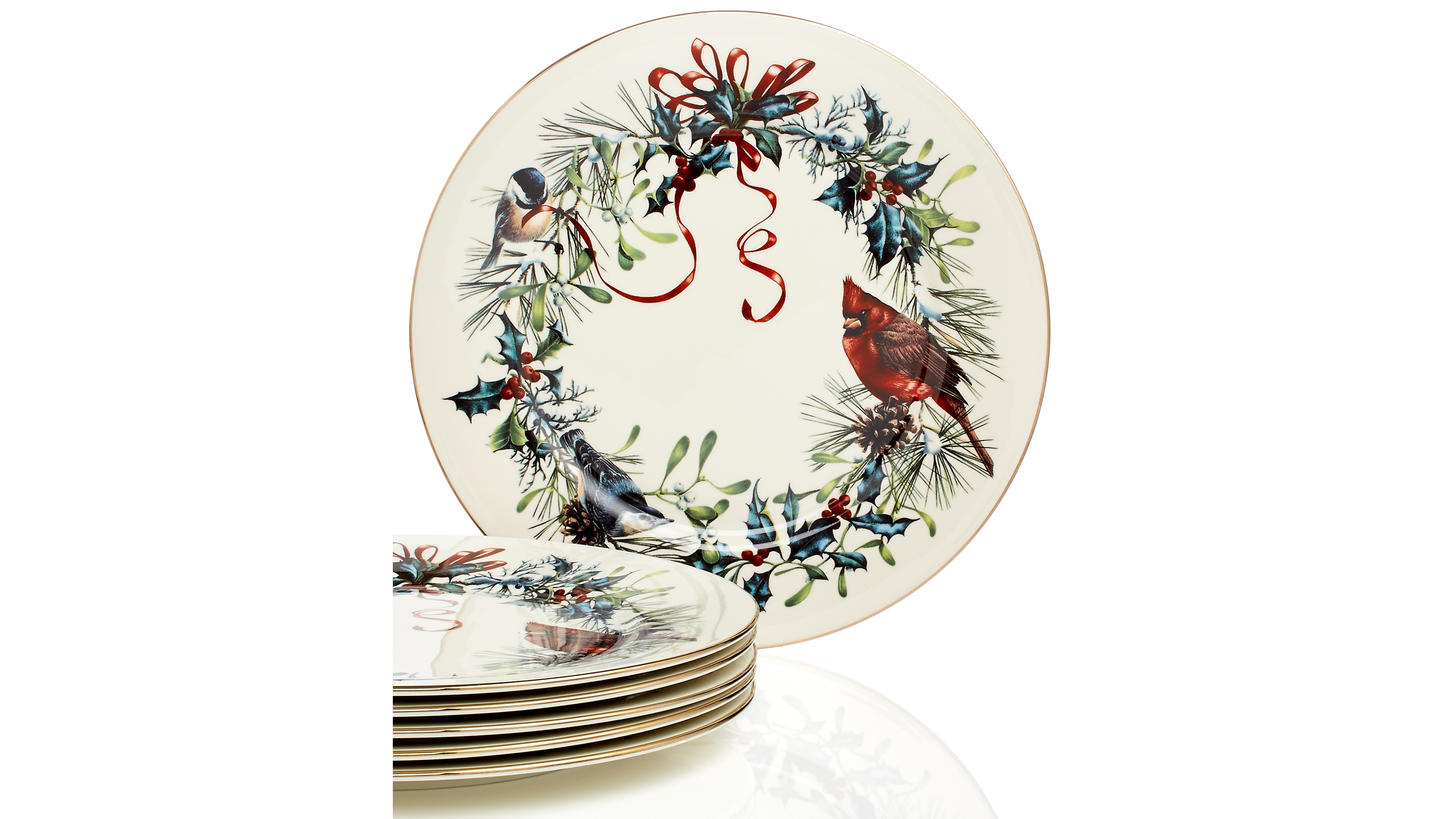 Lenox Winter Greetings Dinner Plates, Set of 6
